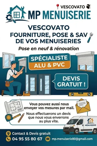 Mp menuiserie, Bastia, MP MENUISERIE